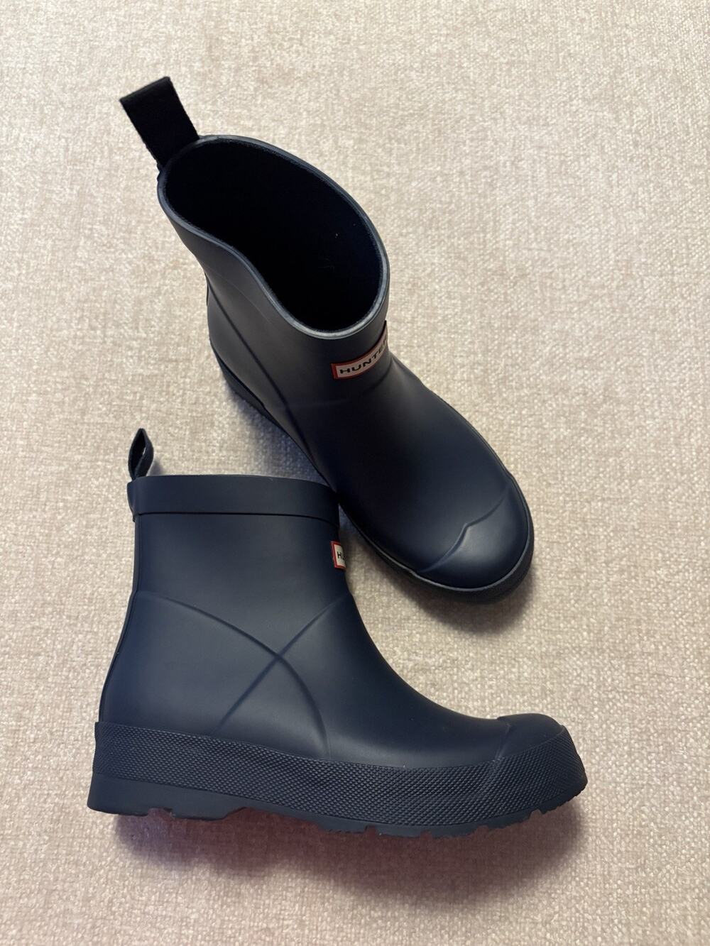 Hunter Original Girls Play Short Rain Boots Navy Blue US 4 Girls UK 2 EU 34